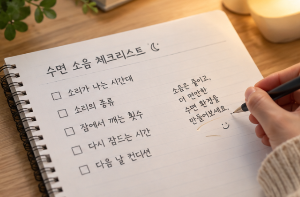 잠잘 때 주변 소음이 수면에 미치는 영향