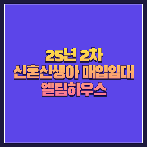 [25년 2차 신혼신생아매입임대]서울 동대문구 장안동 '엘림하우스' 대형 3룸 다세대주택 분석