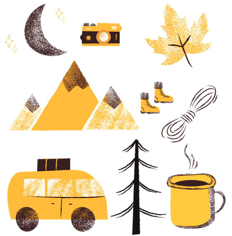 캠핑에 필요한 야생 기술