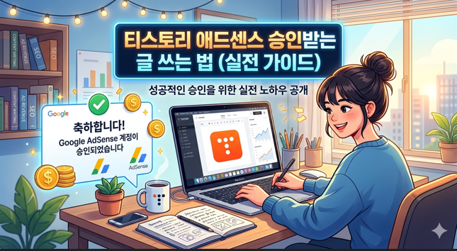 티스토리 애드센스 승인받는 글 쓰는 법 (실전 가이드)