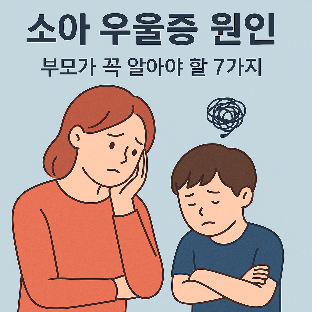키즈존 소아 우울증 원인