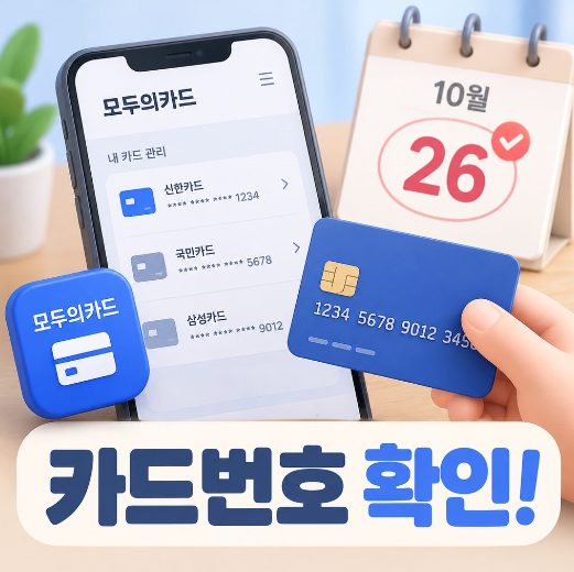 모두의카드 번호 확인 방법