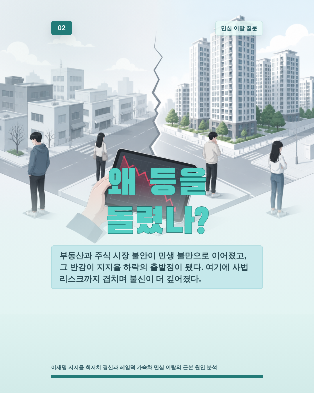 왜 등을 돌렸나?