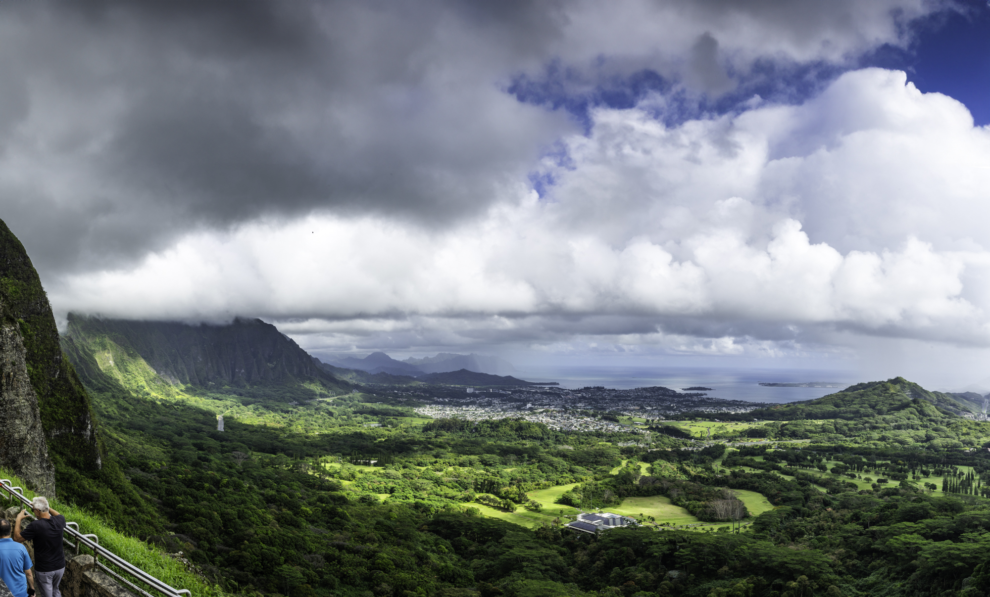 하와이 바람산 전망대에서 바라본 쿠알로아 랜치