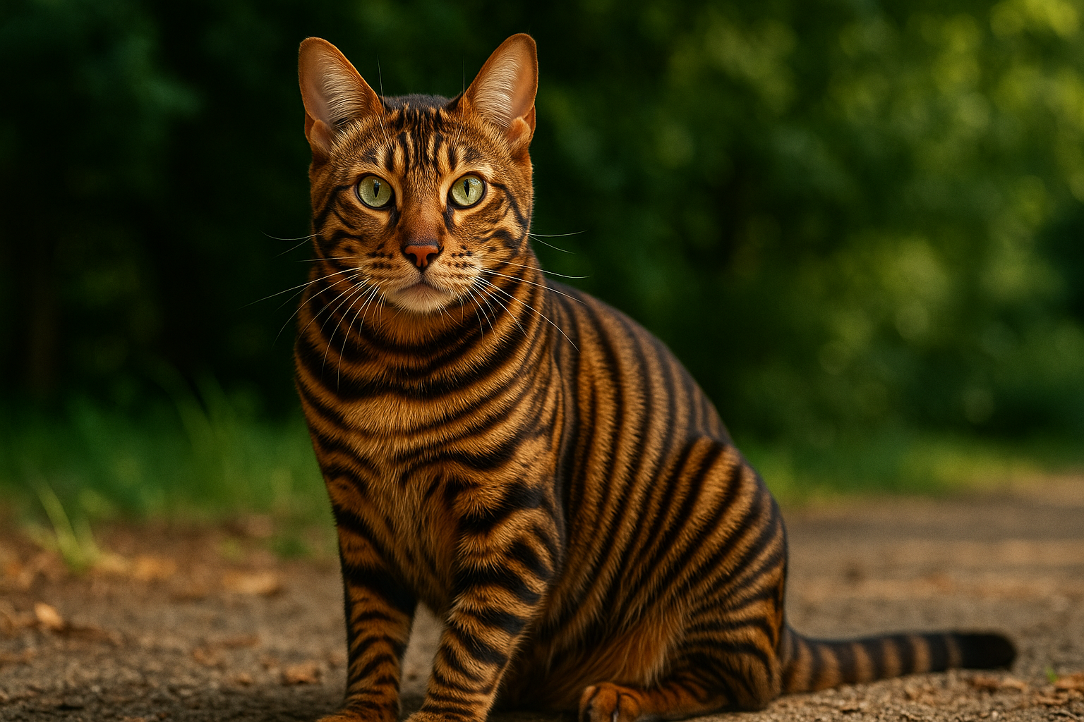 토이거 고양이 사진