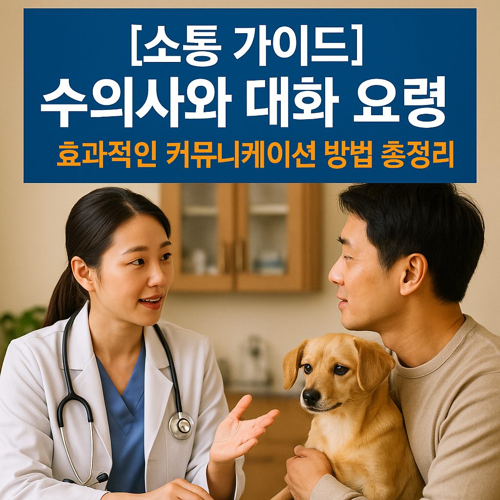 [소통 가이드] 수의사와 대화 요령 ｜ 효과적인 커뮤니케이션 방법 총정리