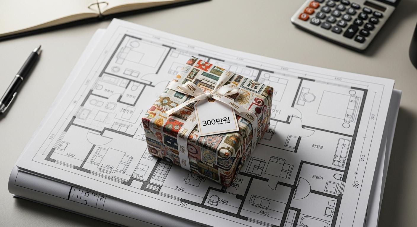 3억 아파트 증여세