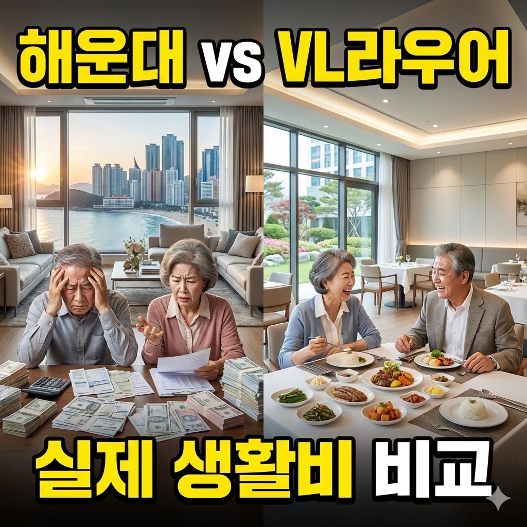 해운대 마린시티 아파트와 기장 VL라우어 실버타운의 생활비 및 삶의 질 비교 썸네일
