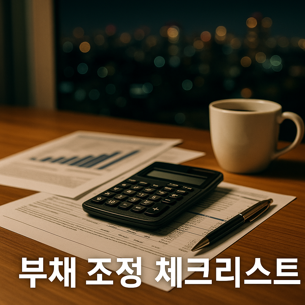 부채 조정 제도를 고르기 전, 개인 회생 파산 체크리스트