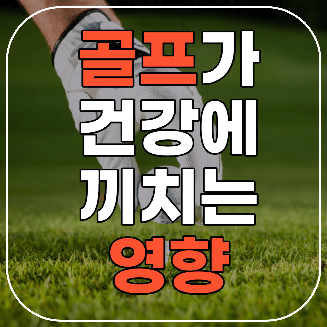 골프 운동 효과