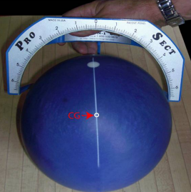 대칭코어 기준선 긋기