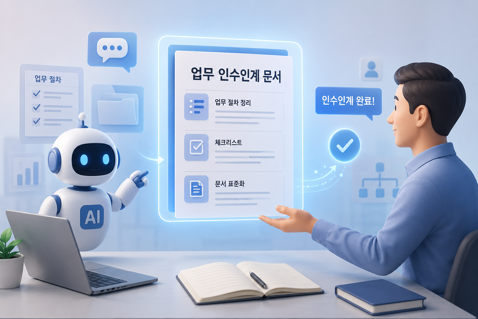AI로 업무 인수인계 문서를 쉽게 만드는 방법