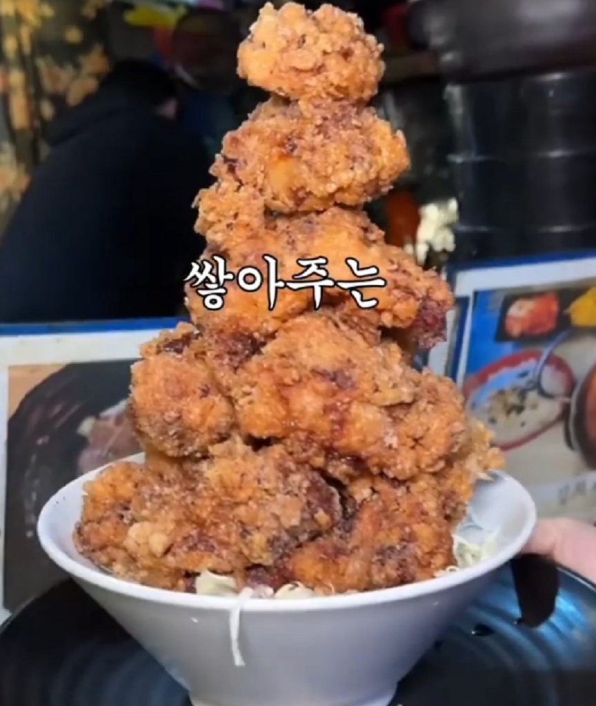 생활의달인-잠실-지하상가-가라아게-덮밥-