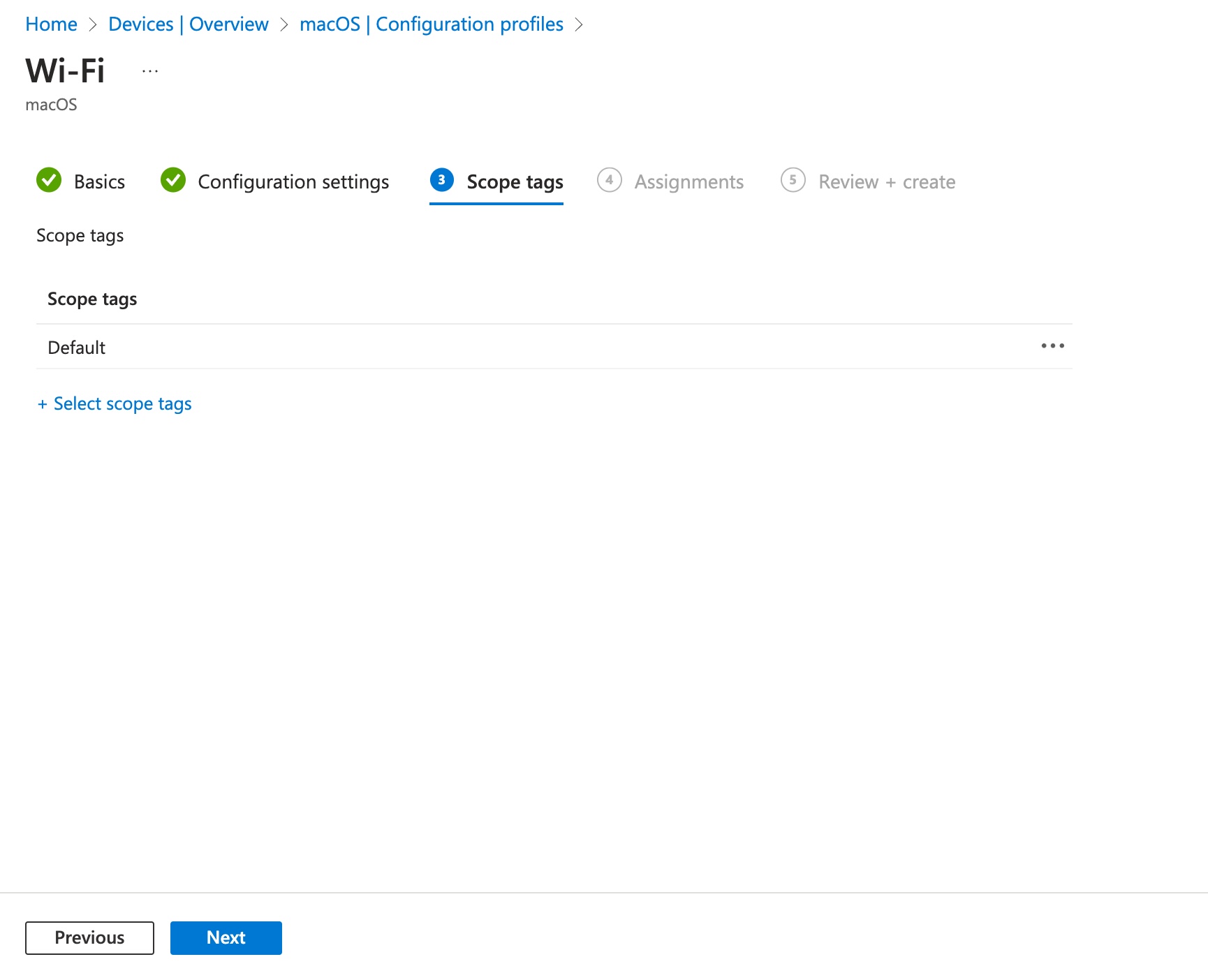 Intune Scope tags