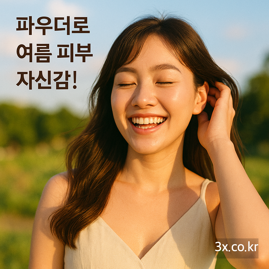 파우더로 여름 피부 자신감 풀충전!