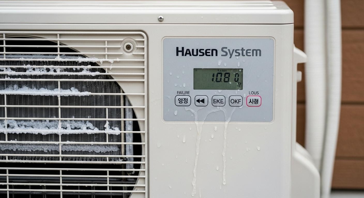 하우젠 시스템 에어컨 고장증상