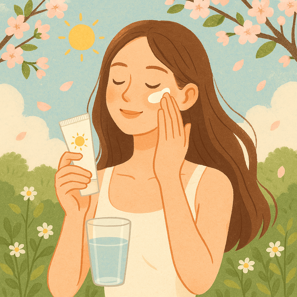 봄철 피부 건강을 위한 식단과 루틴