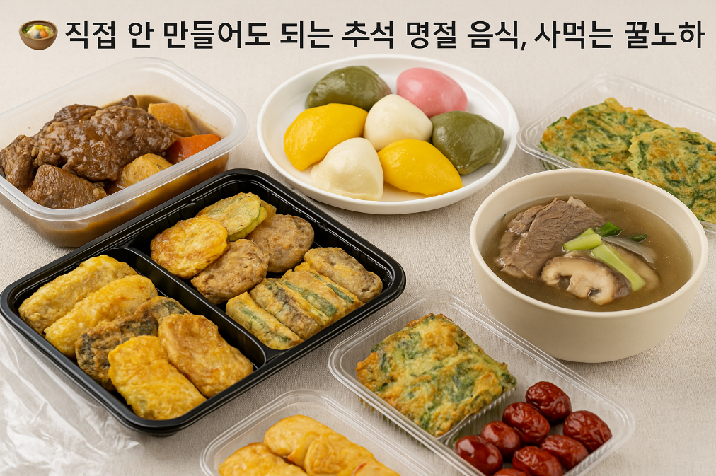 직접 안 만들어도 되는 추석 명절 음식
