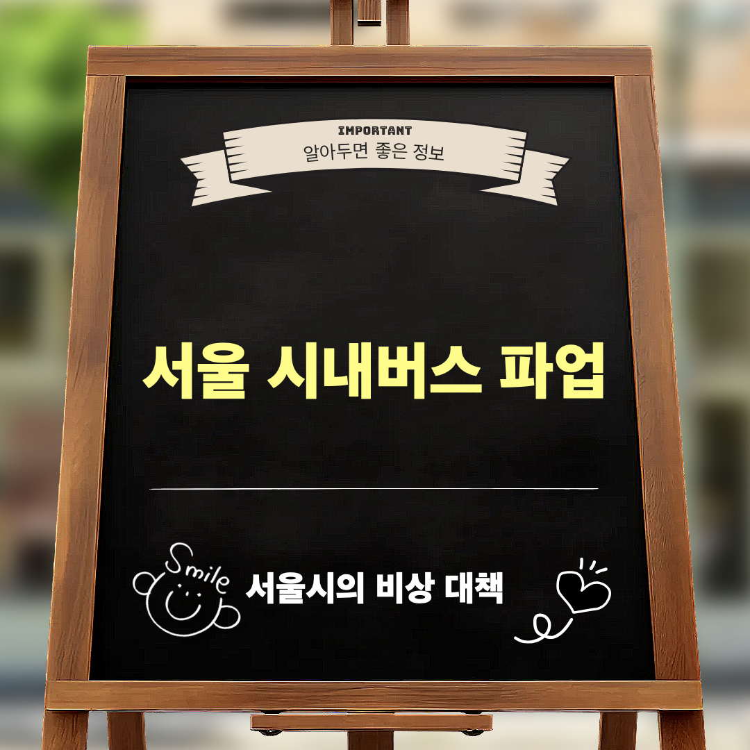 서울시내버스파업_서울시대책