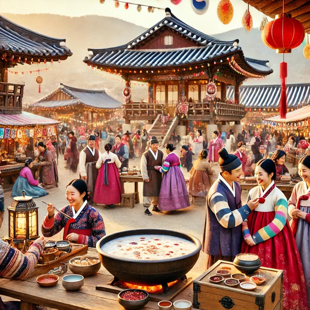 한국민속촌팥죽축제