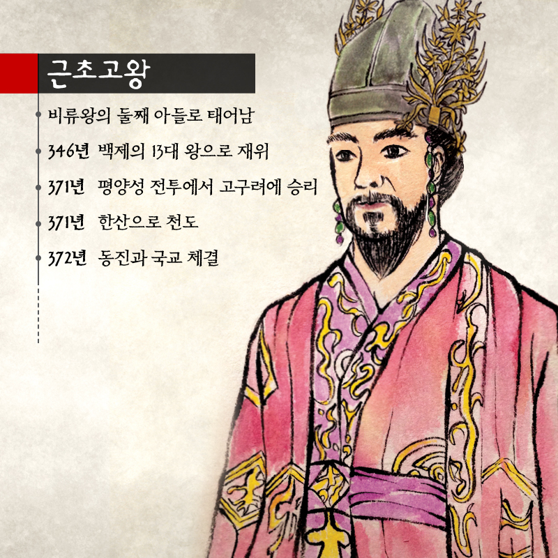 근초고왕 일러스트