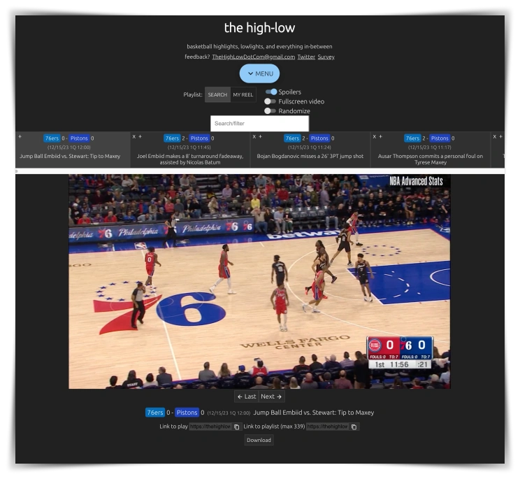 NBA 영상 다운로드 사이트