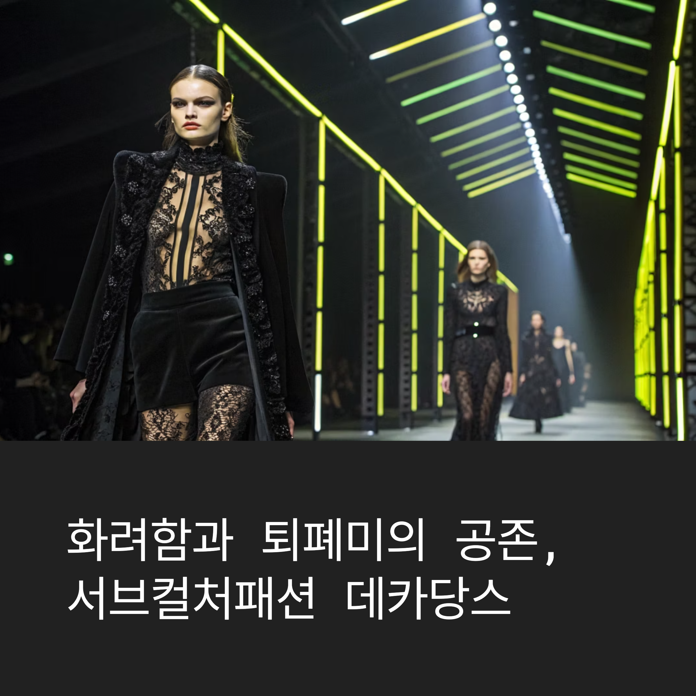 화려함과 퇴폐미의 공존, 서브컬처패션 데카당스 스타일 분석