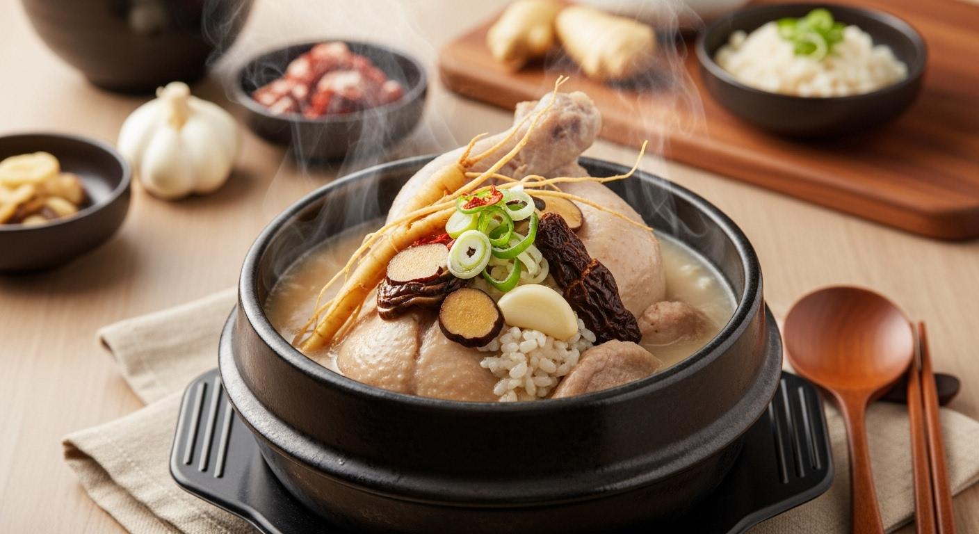 초복 보양식은 한방 삼계탕이 최고!