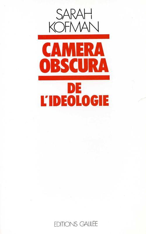 Sahra Kofman, Camera obscura