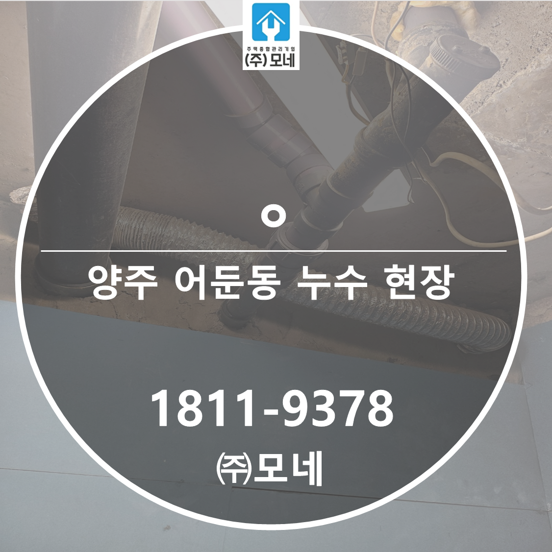 양주 누수탐지 어둔동 업체 복도 바닥 물샘 3단계 정비 배관누수 원인
