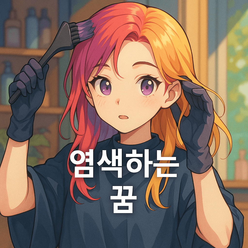 염색하는 꿈 해몽