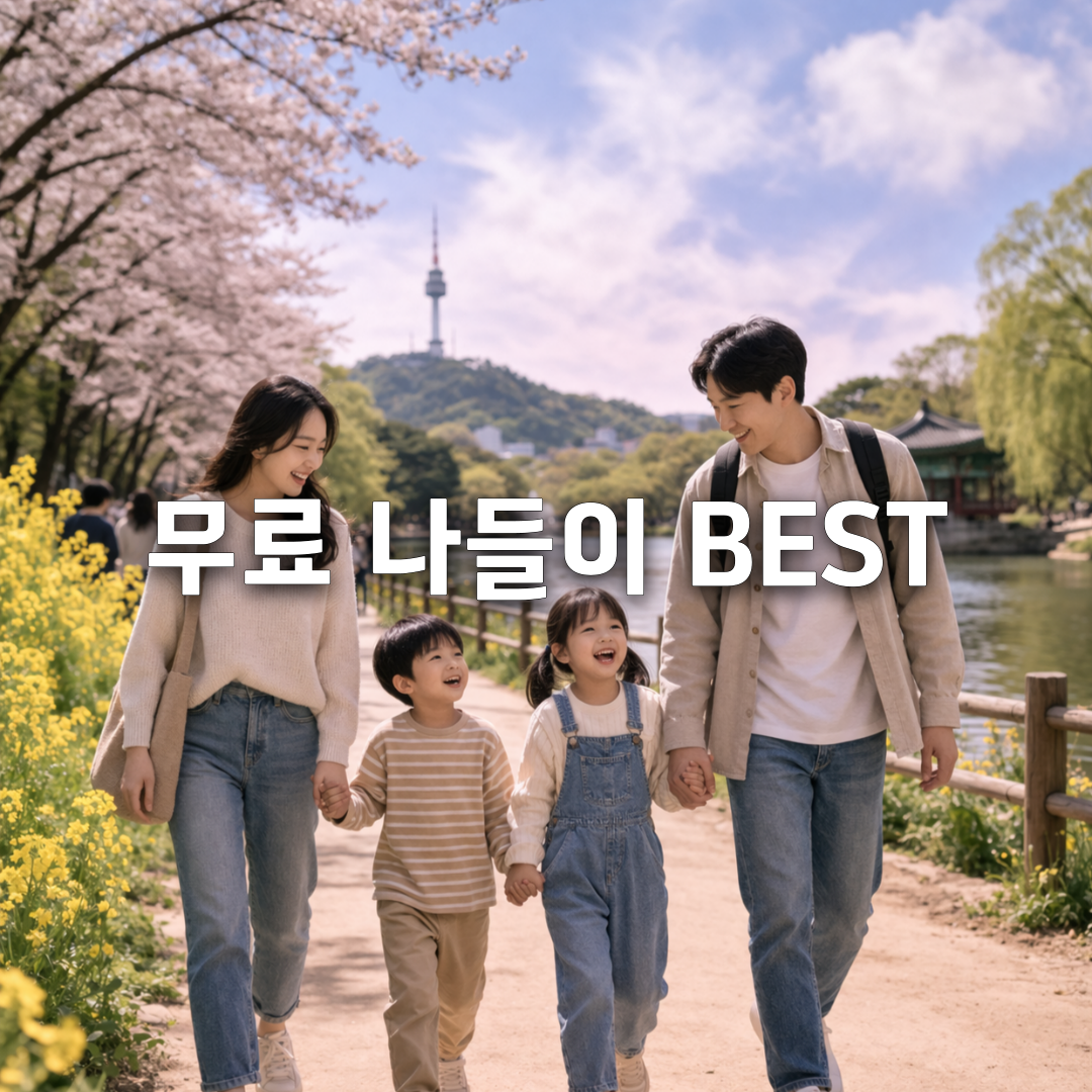 2026 서울근교 무료 나들이 BEST🌿 돈 안 쓰고도 만족 100%