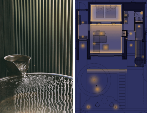 유원재 온천호텔 객실 청심 노천 온천탕 평면도