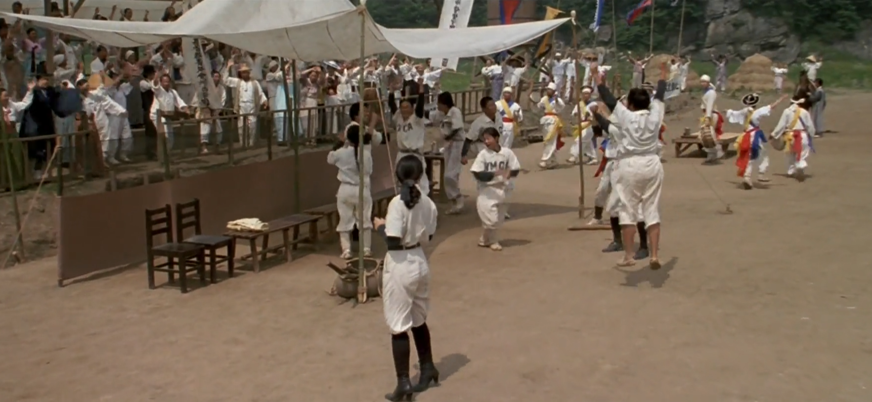 YMCA 야구단 영화 속 장면