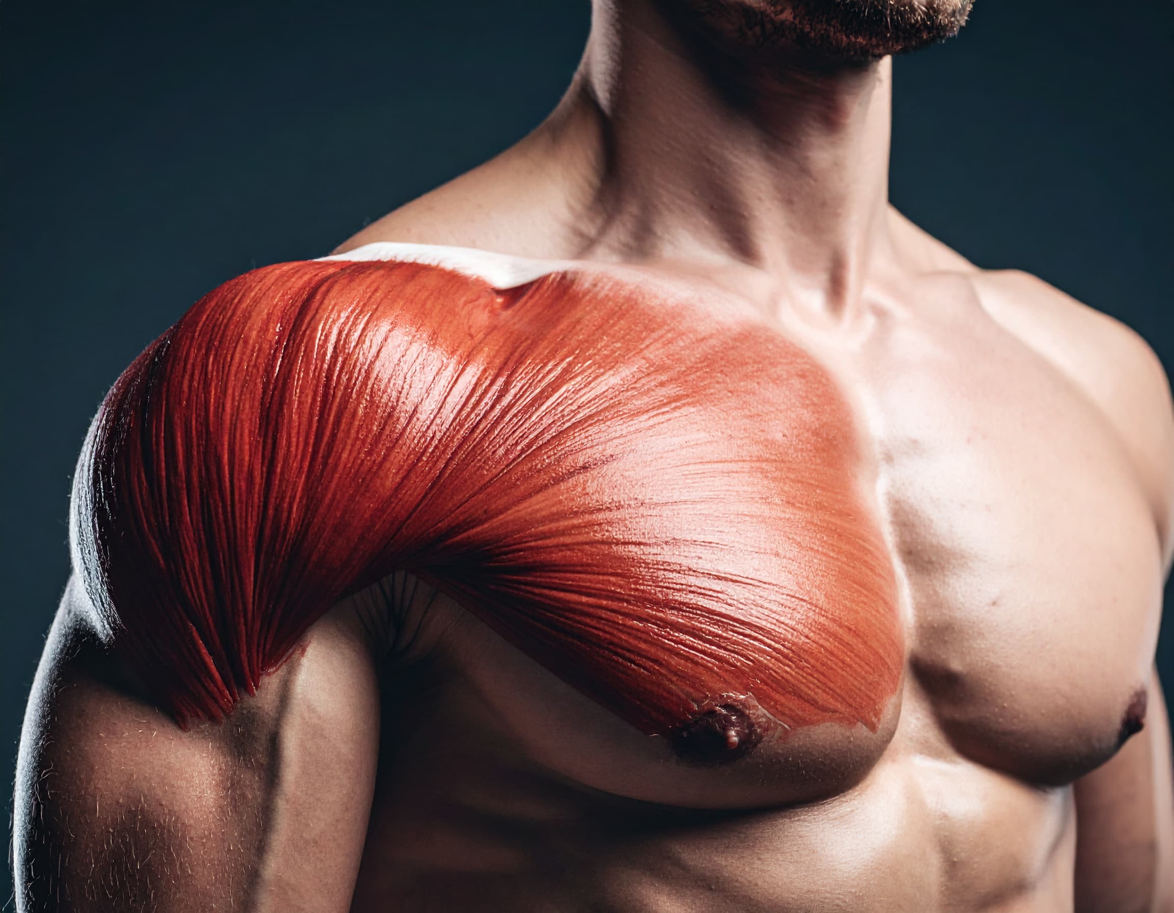 흉곽과 가슴 근육의 연결 구조