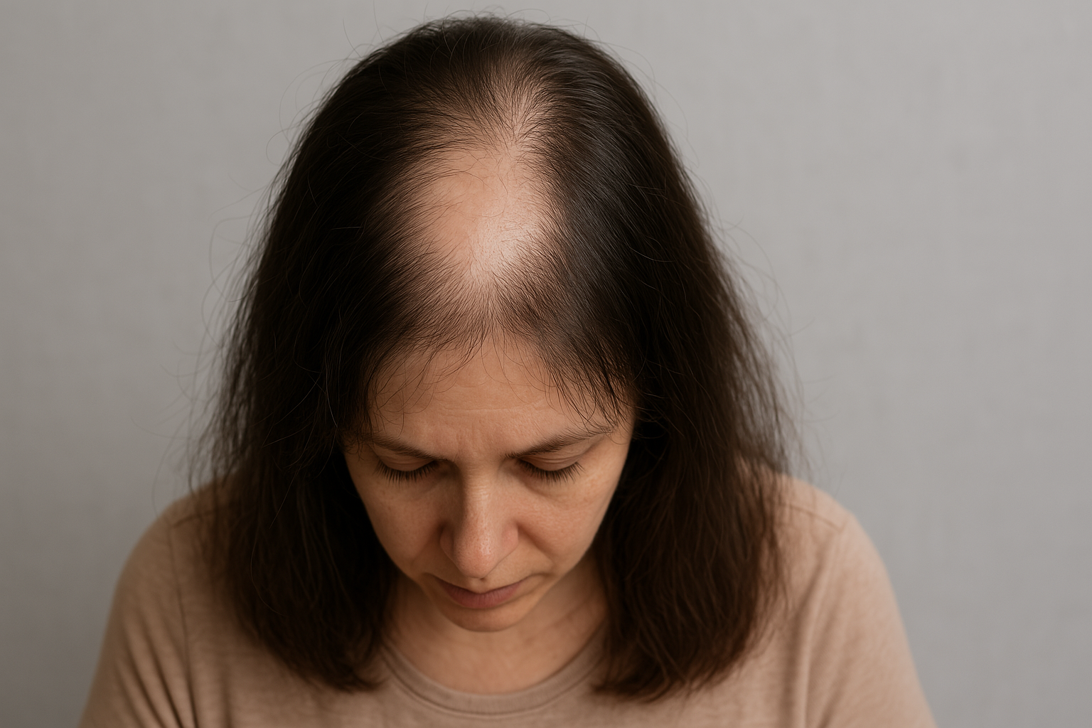 50대 여성 탈모 관리 루틴 관련 이미지