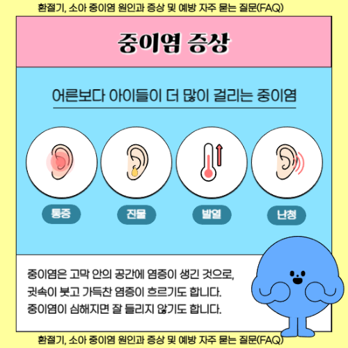 소아-중이염-원인과-증상