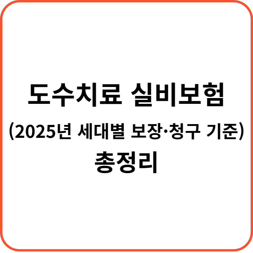 도수치료 실비보험 (보장 범위, 연간 한도, 횟수) 총정리