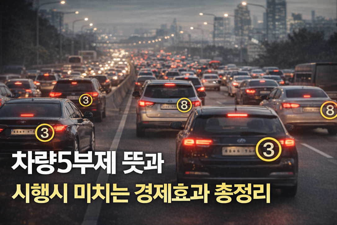 차량 5부제 뜻부터 경제효과까지 3분 완벽 정리
