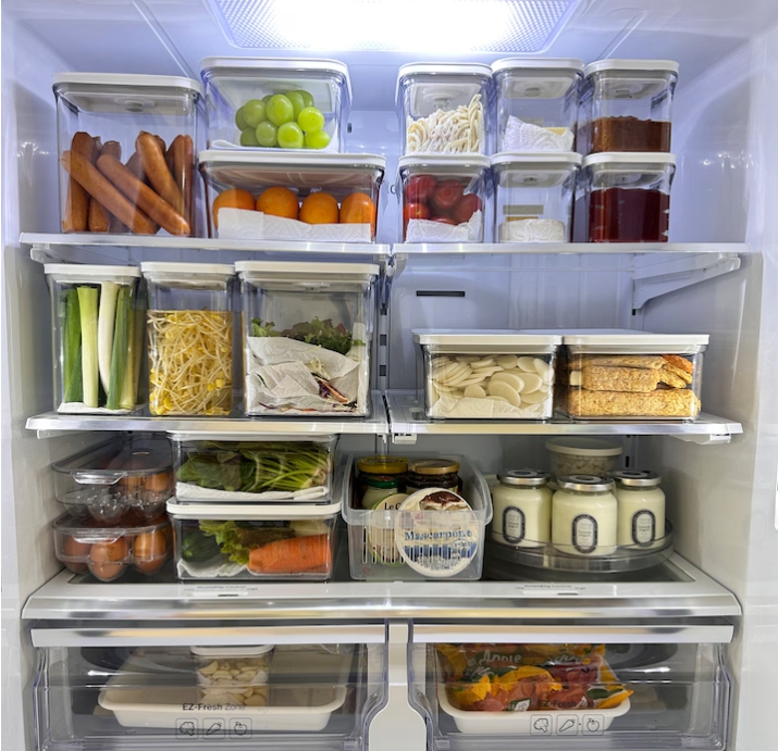 소분해서 깔끔해진 냉동실