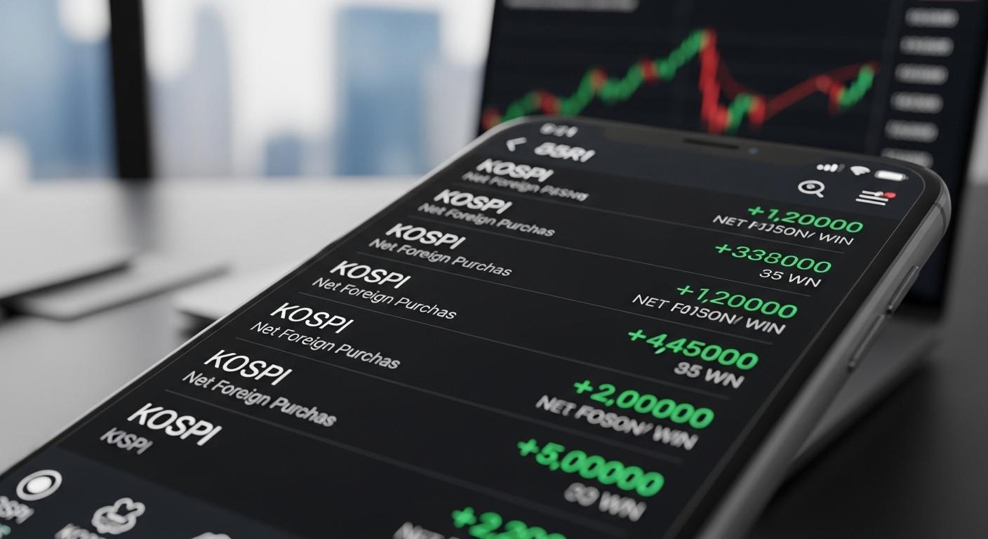 코스피 외국인 순매수 상위종목