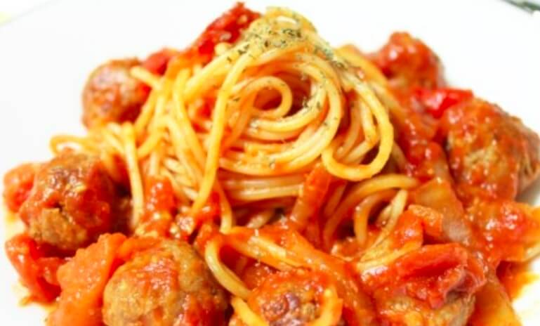 미트볼-스파게티