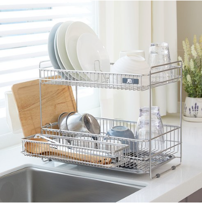 제이비제이 코모드 올스텐 2단 식기건조대