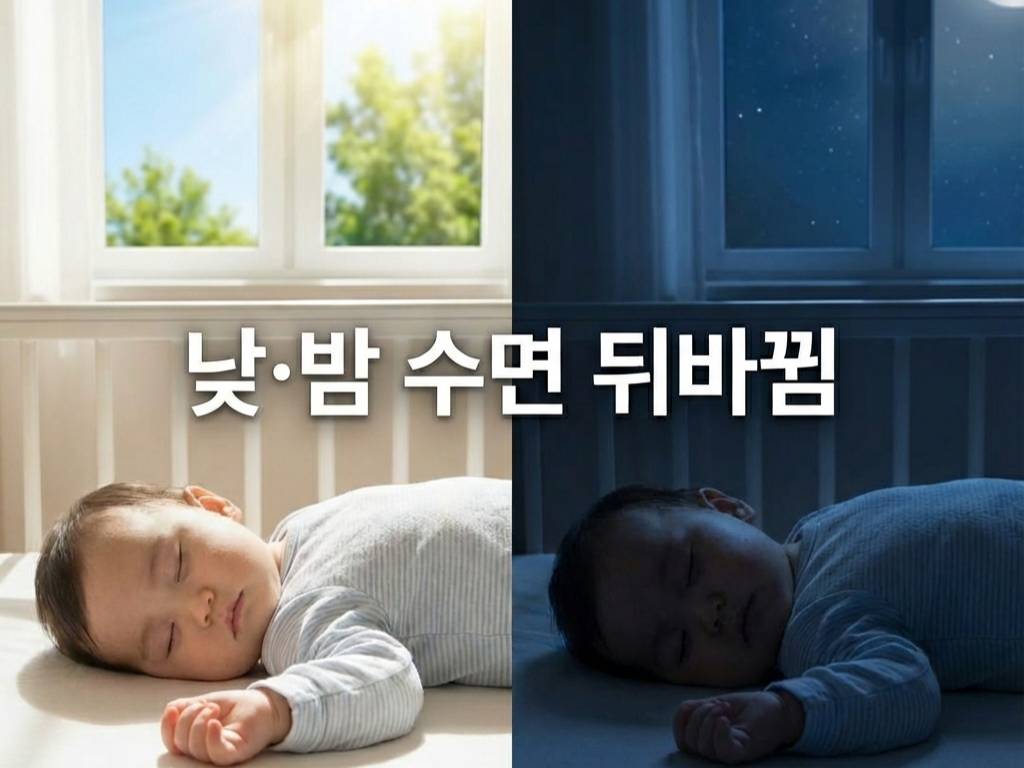 밤에 안 자는 아기? 밤낮 전환 실패 원인과 해결 루틴✨