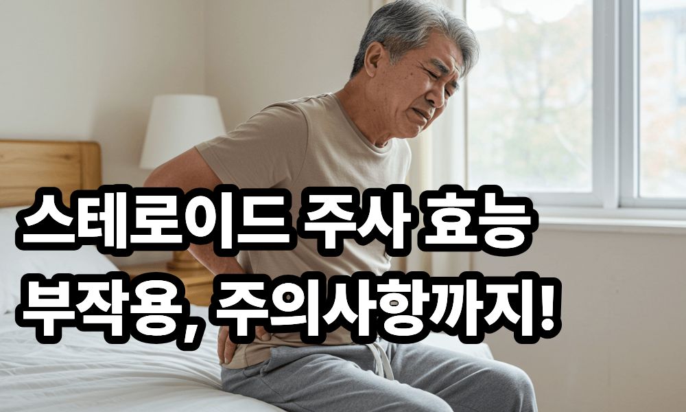 스테로이드 주사 효능 사진 1