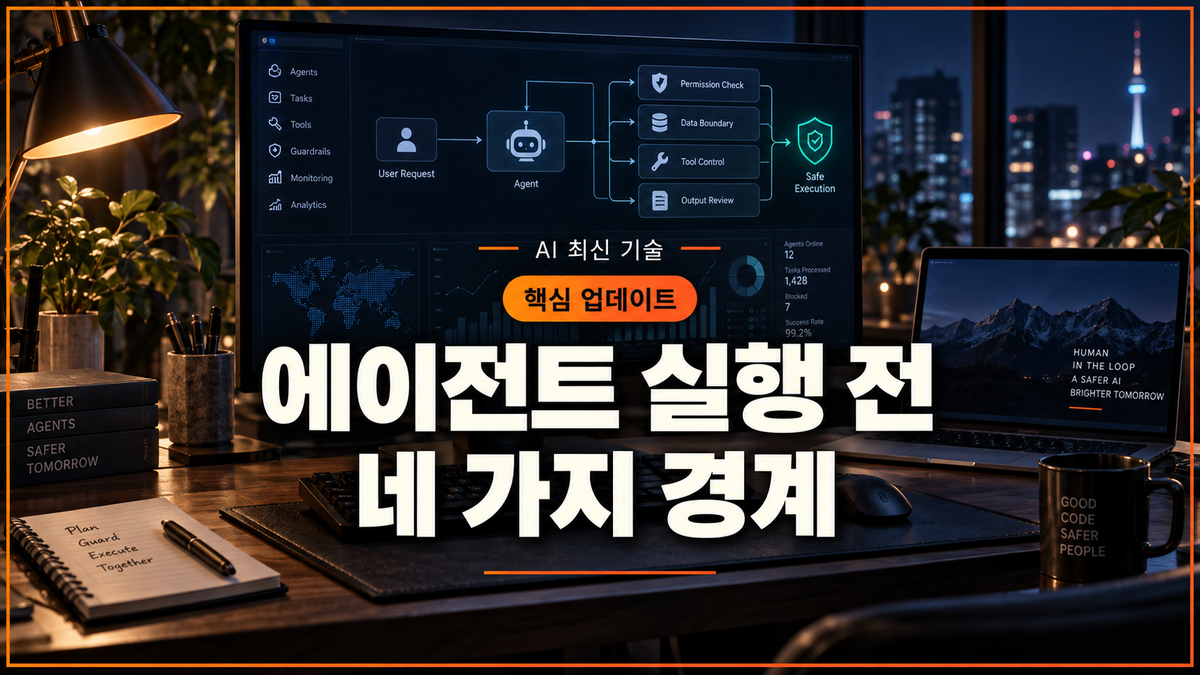 AgentKernel의 Identity·Perception·Cognition·Execution 네 경계를 보여 주는 개발 작업 공간 대표 이미지