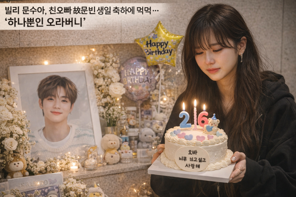 빌리 문수아, 故문빈 오빠 생일에 전한 애틋한 마음