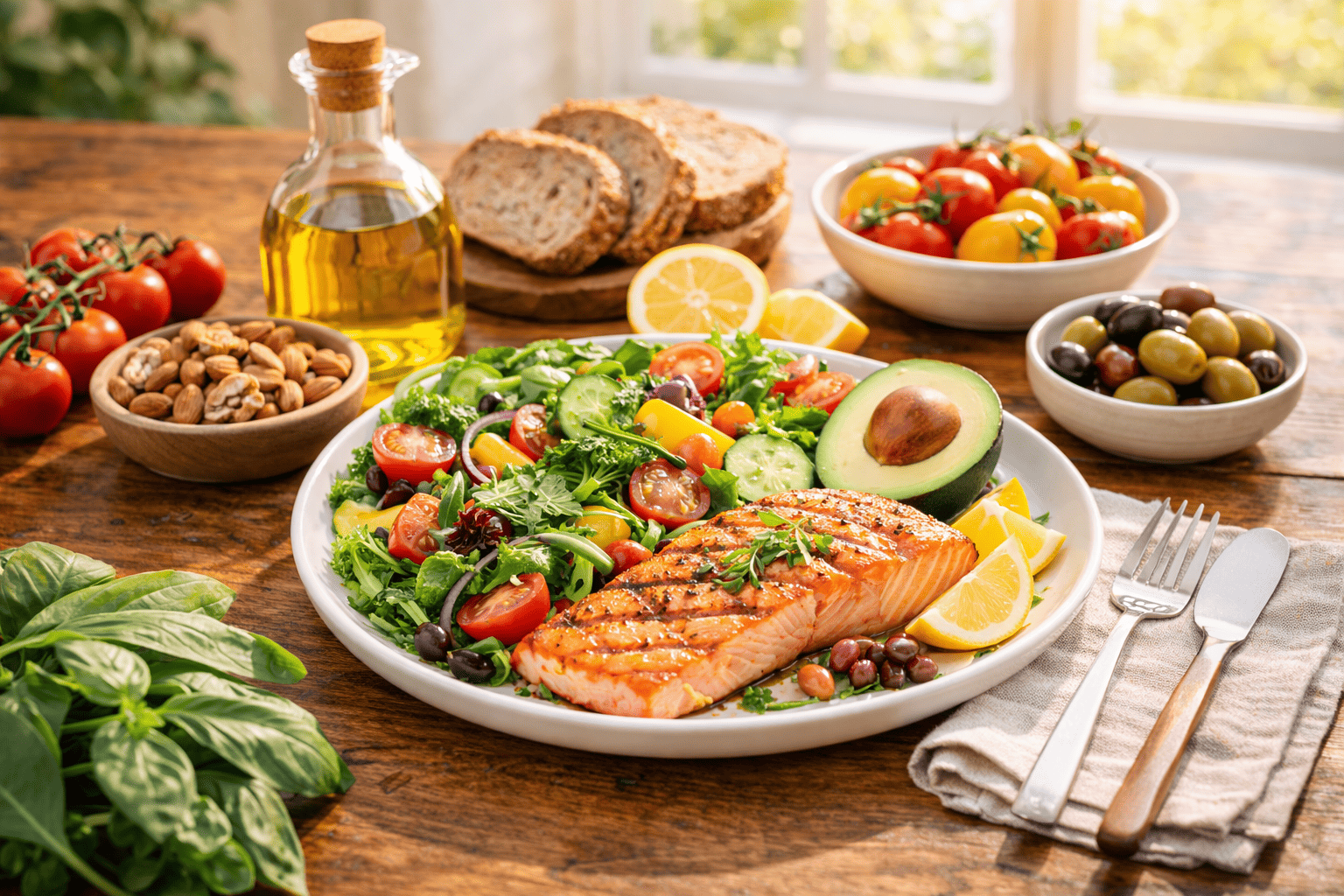 지중해 식단의 심혈관 건강 효과