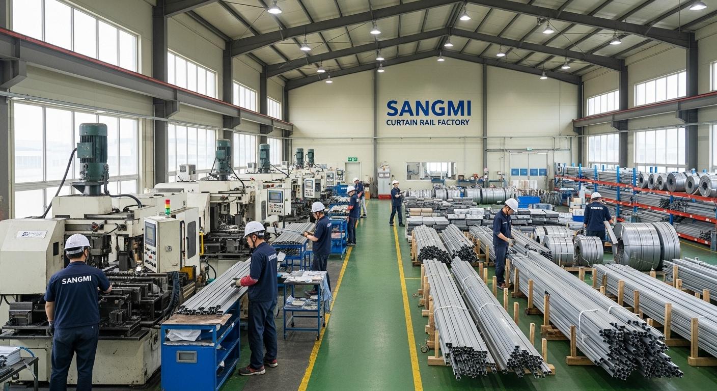 상미커텐레일공장