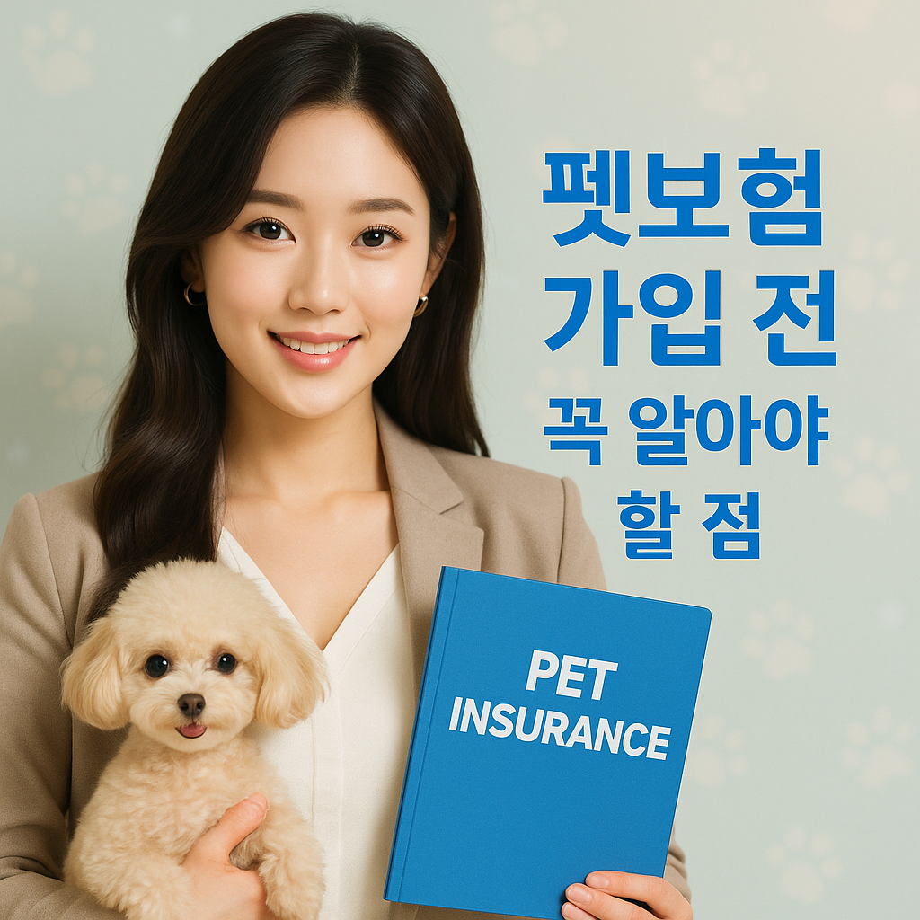 펫보험 가입 전 꼭 알아야 할 점 포인트